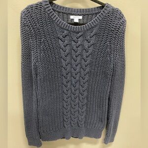 Nautica Navy Cable Knit Sweater